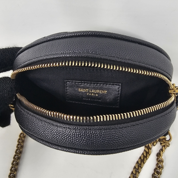 Yves Saint Laurent Paris Vinyle Round Camera Shoulder Bag - Picture 16 of 16